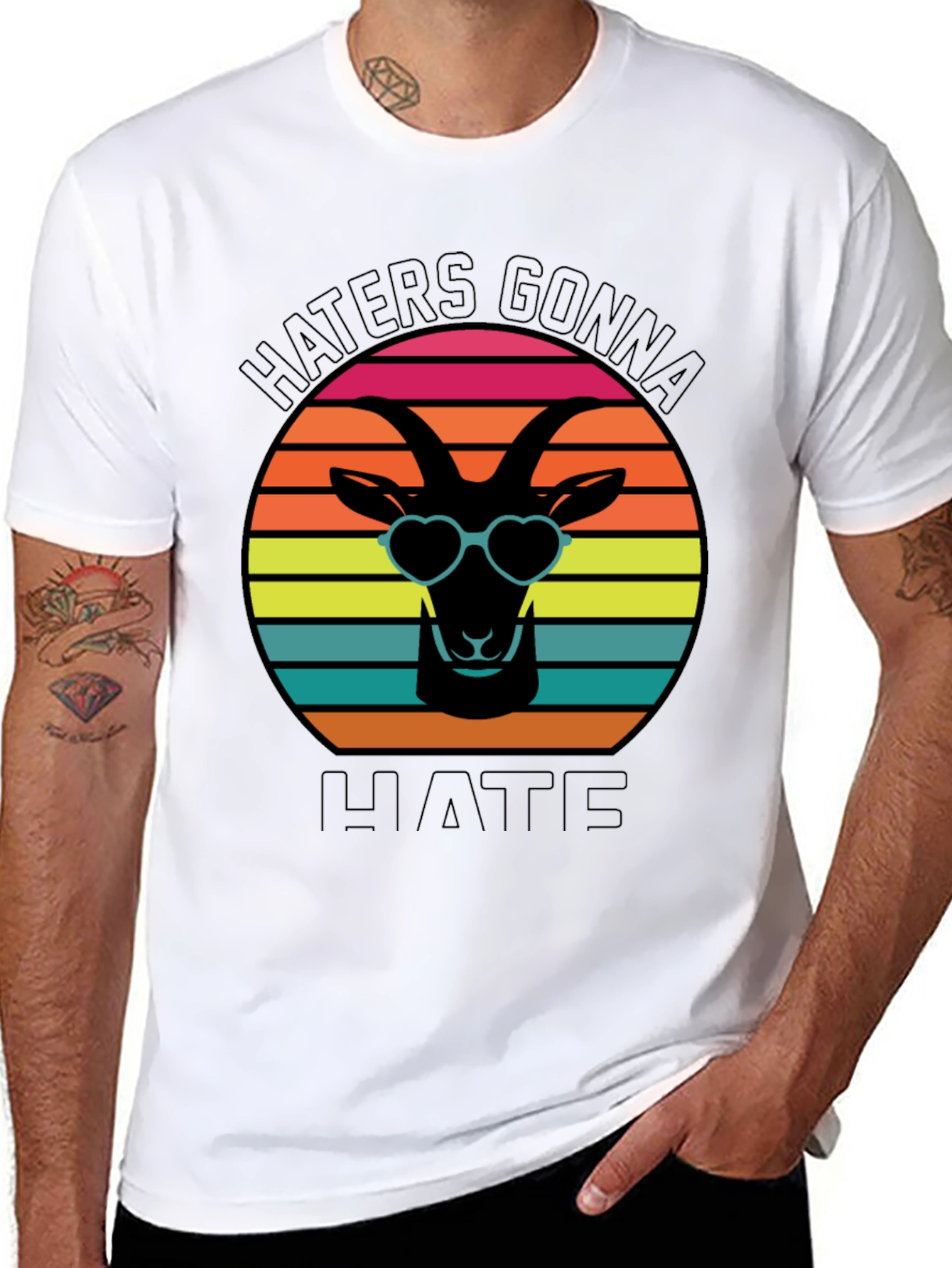 Haters Gonna Hate Goat T-Shirt