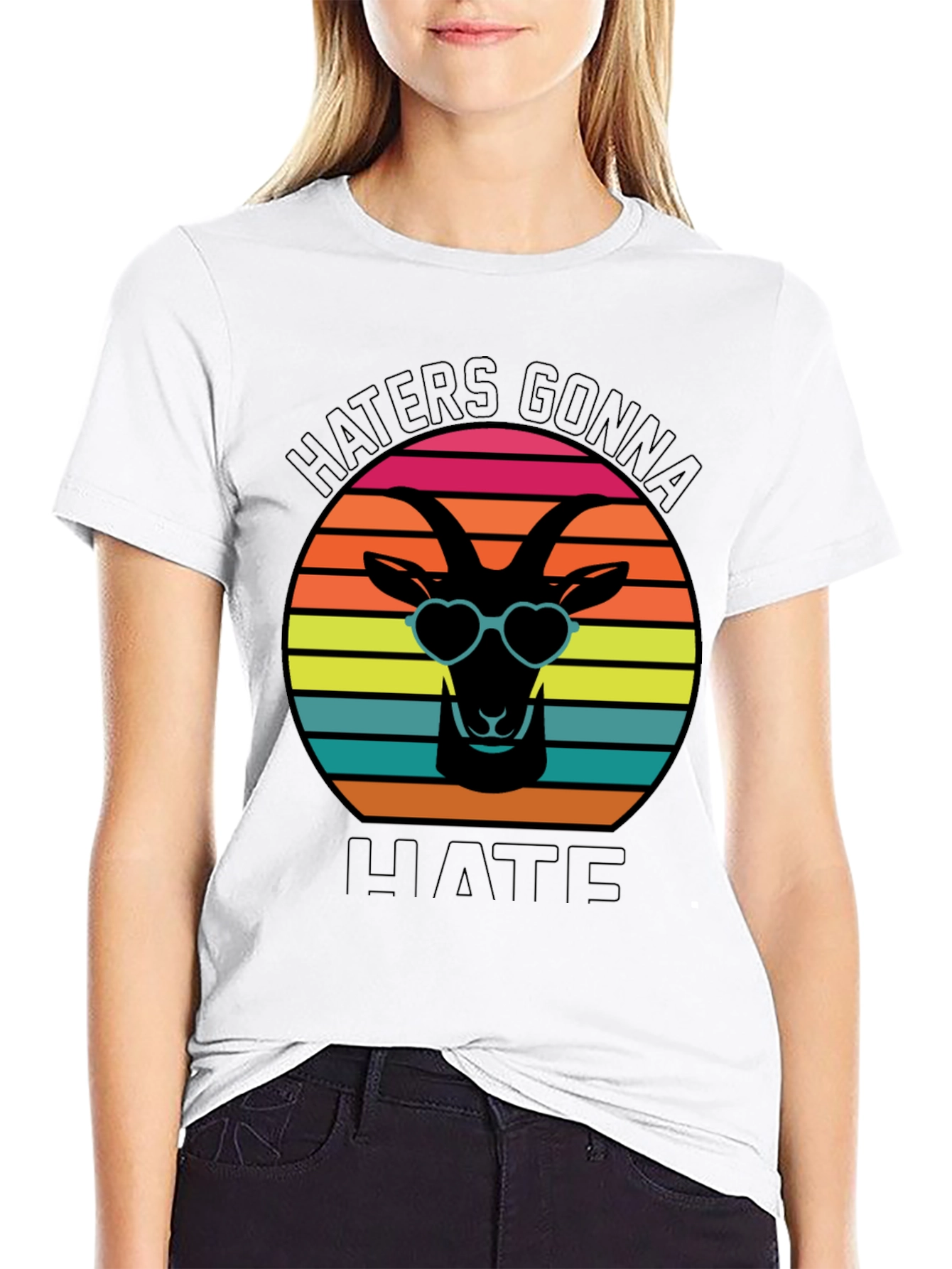Haters Gonna Hate Goat T-Shirt