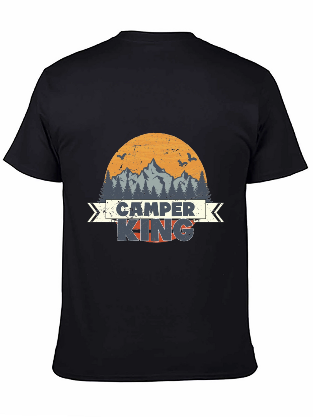 Camper King Graphic Tee | Outdoor Adventure Shirt