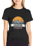 Camper King Graphic Tee | Outdoor Adventure Shirt