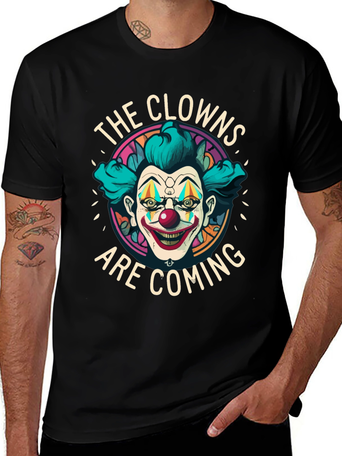 The Clowns Are Coming Graphic Tee