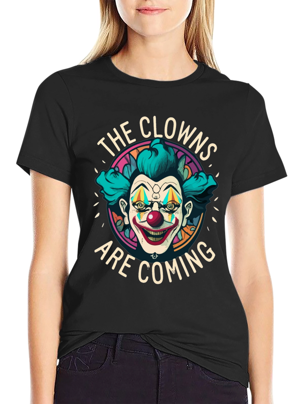 The Clowns Are Coming Graphic Tee