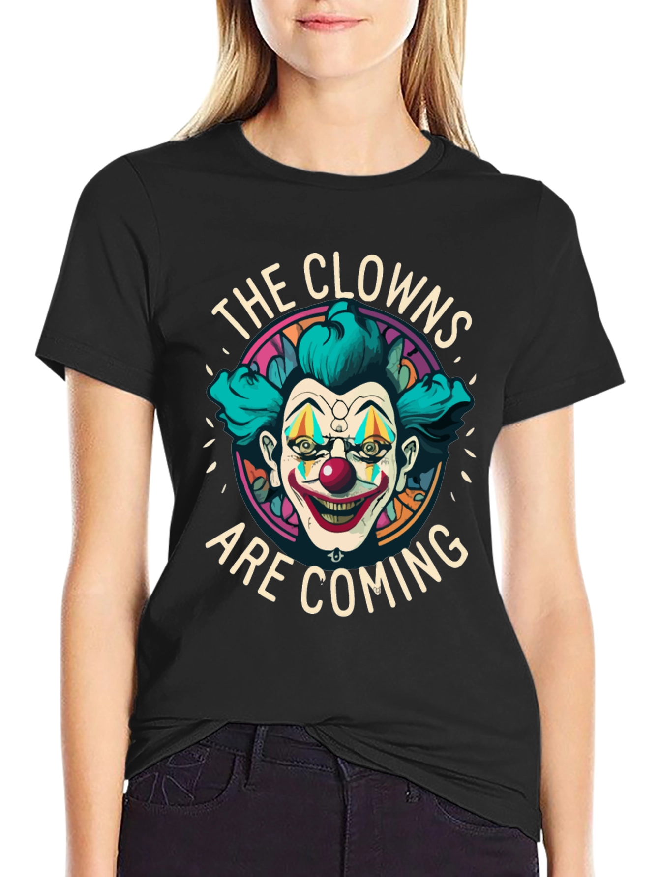 The Clowns Are Coming Graphic Tee