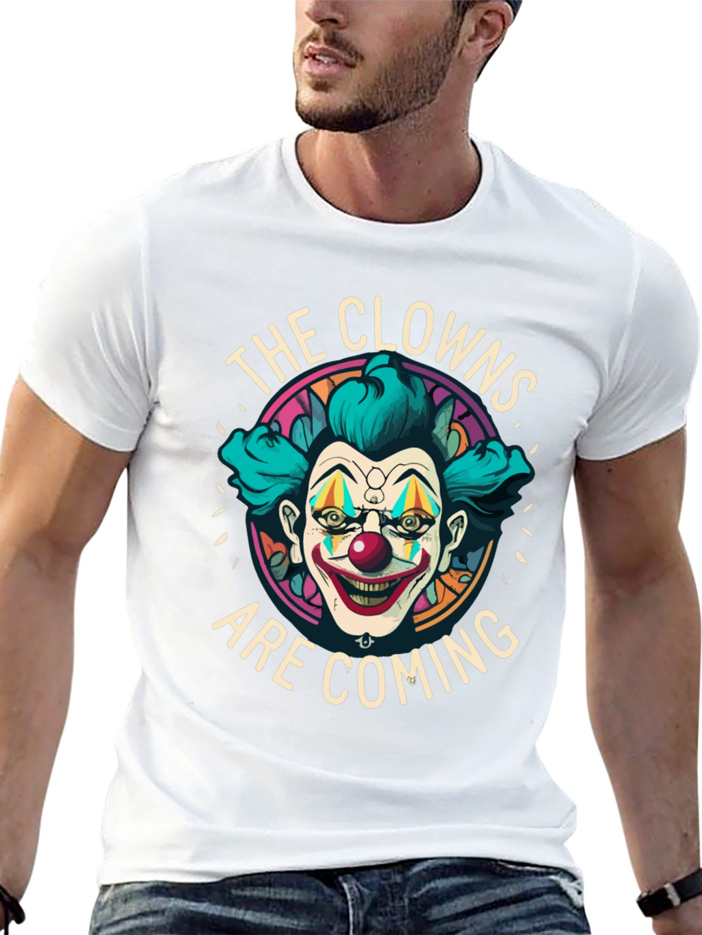 The Clowns Are Coming Graphic Tee