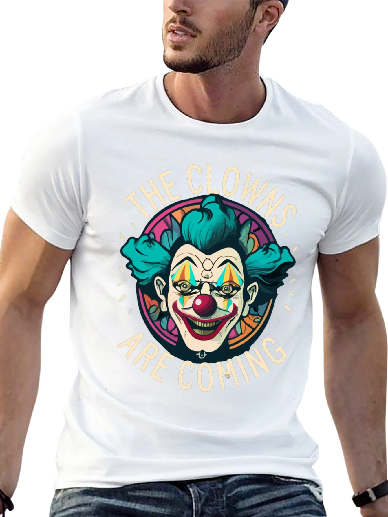 The Clowns Are Coming Graphic Tee