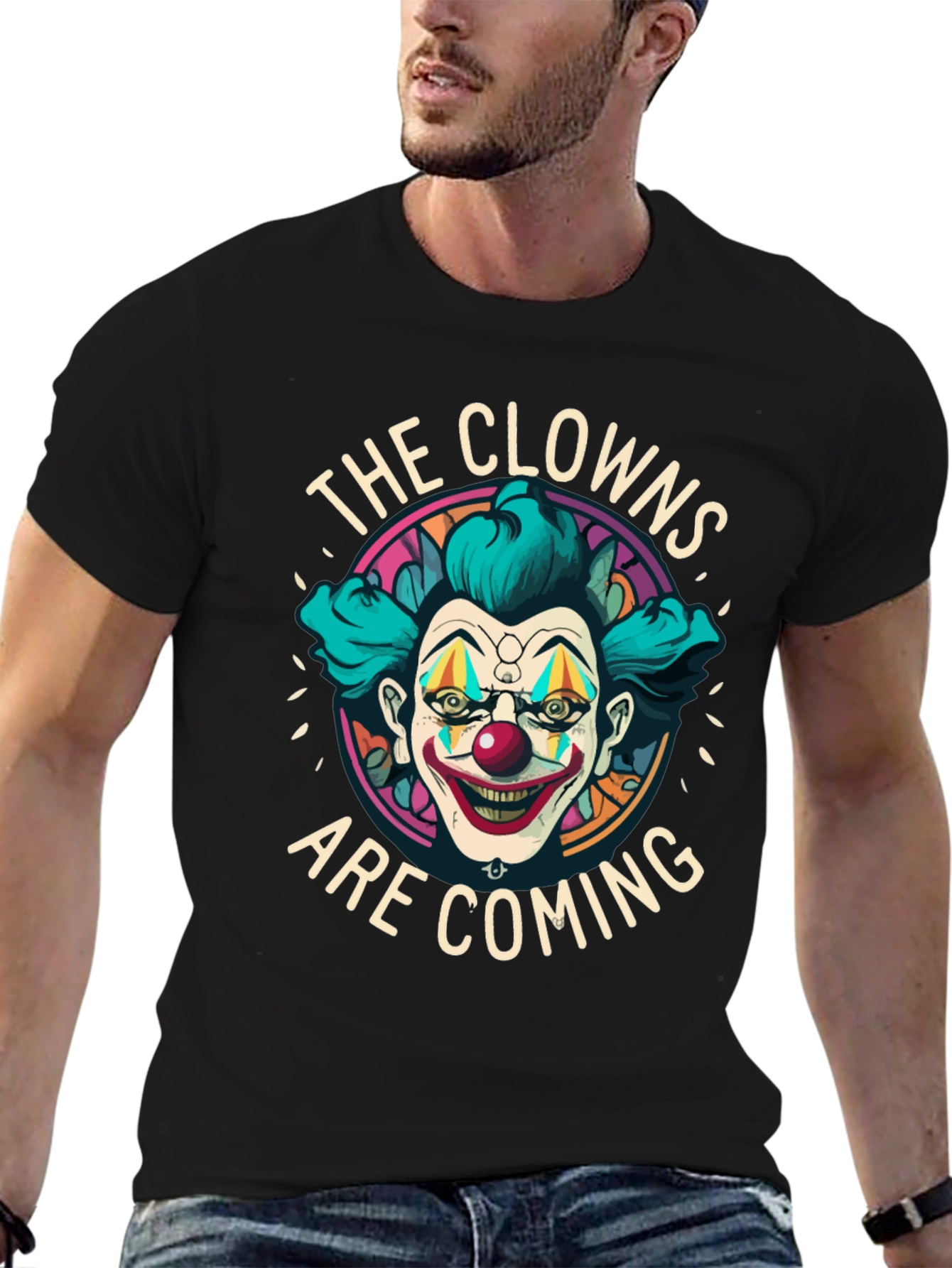 The Clowns Are Coming Graphic Tee
