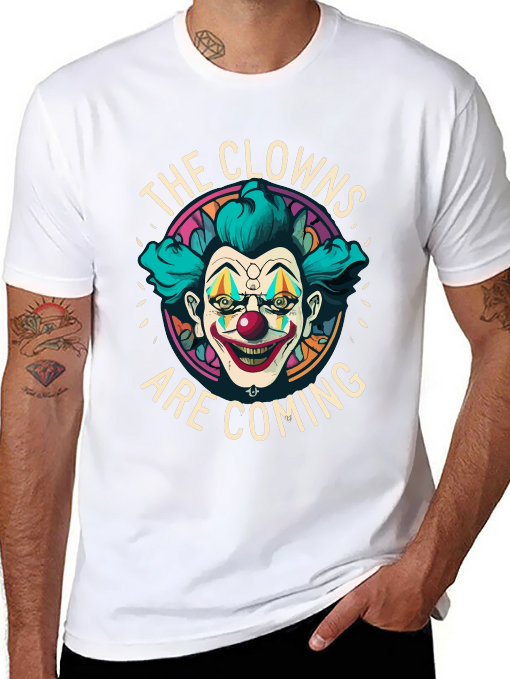 The Clowns Are Coming Graphic Tee