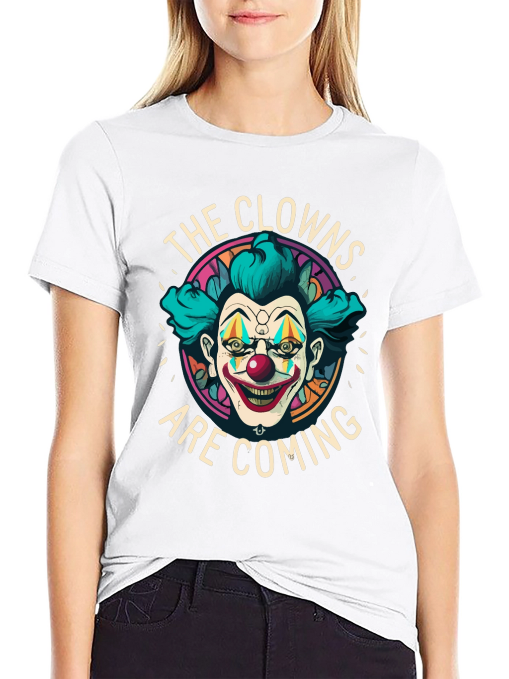 The Clowns Are Coming Graphic Tee