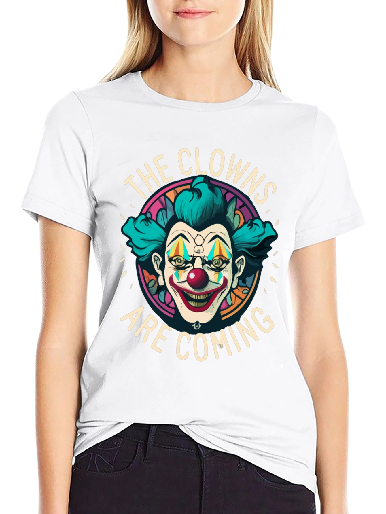 The Clowns Are Coming Graphic Tee