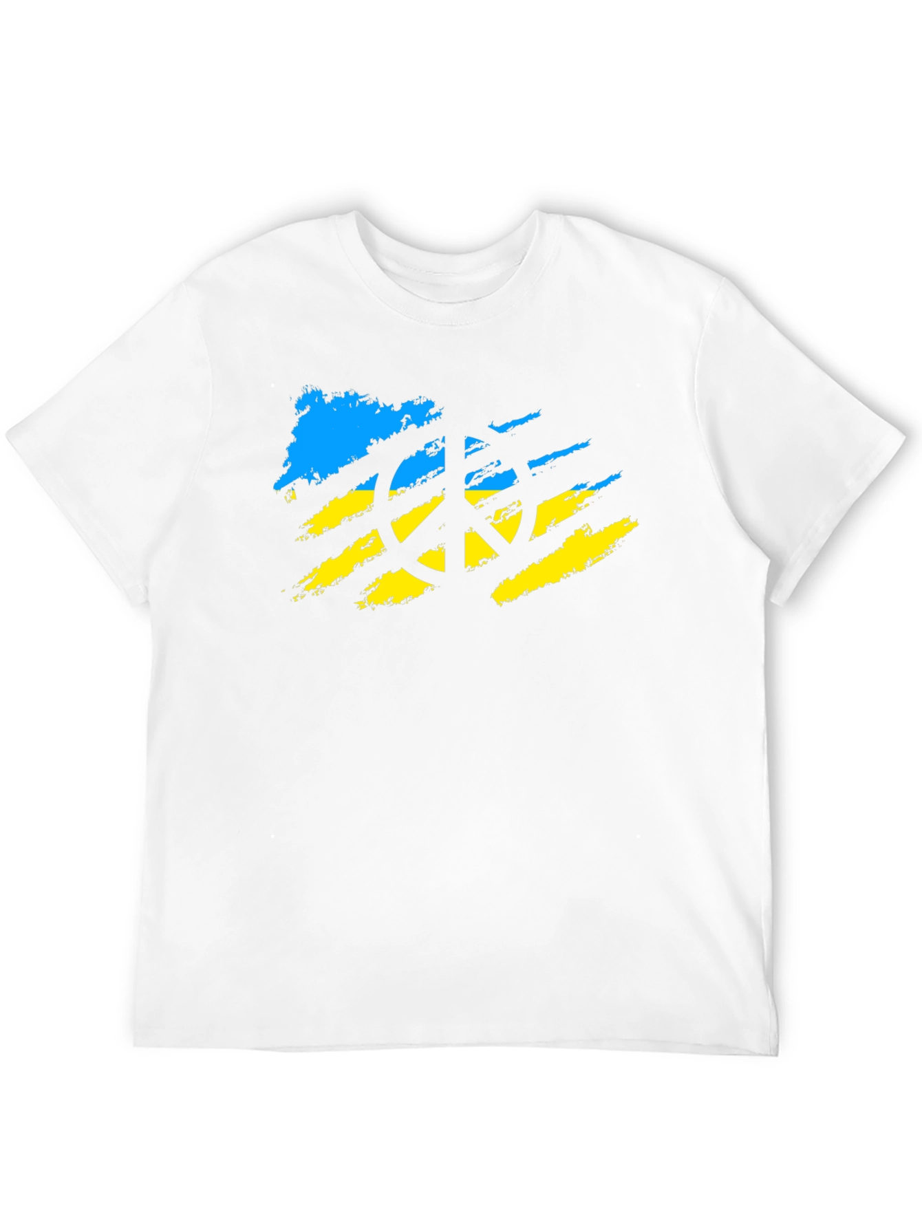 Ukraine Peace Sign Graphic Tee