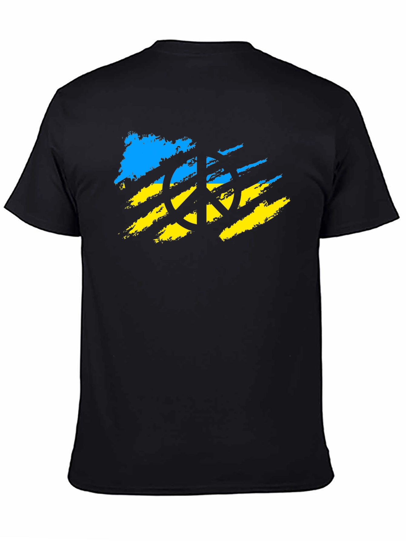 Ukraine Peace Sign Graphic Tee
