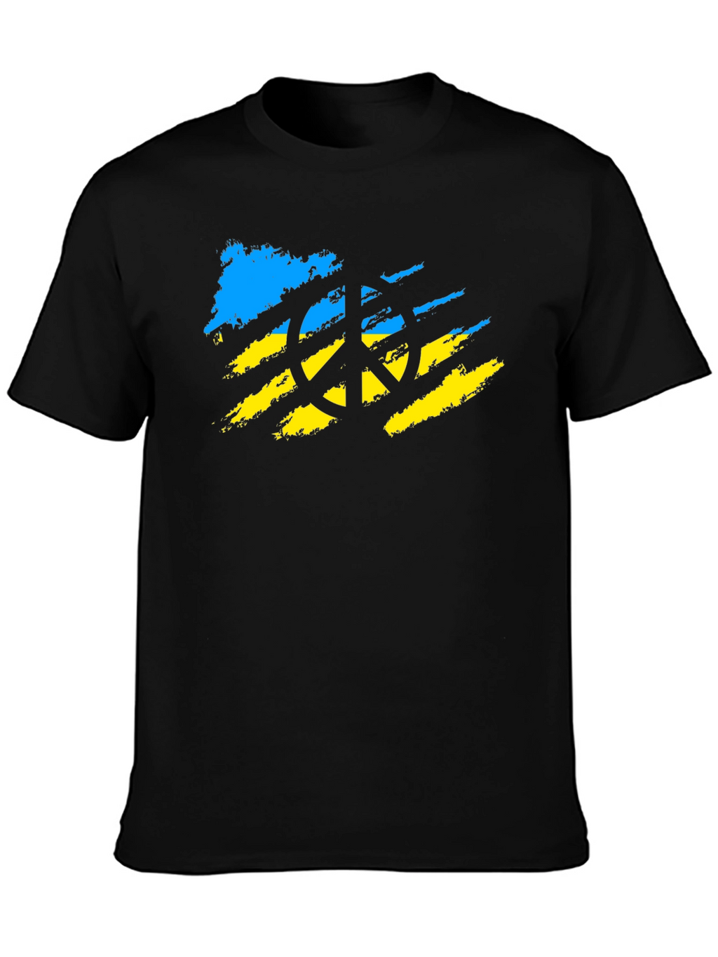 Ukraine Peace Sign Graphic Tee