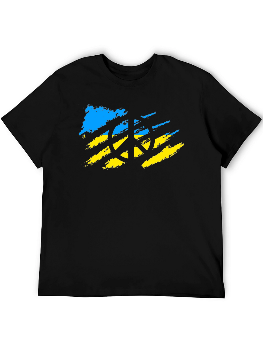 Ukraine Peace Sign Graphic Tee