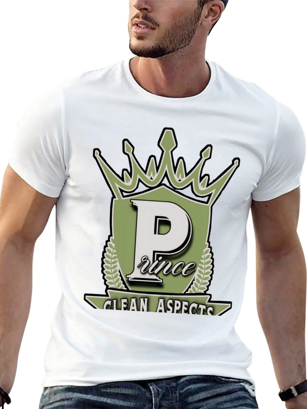 Prince Clean Aspects Black Graphic Tee