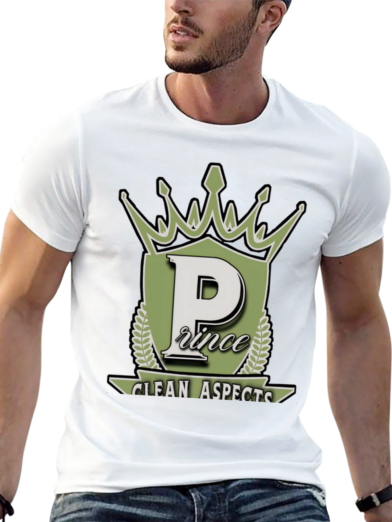 Prince Clean Aspects Black Graphic Tee