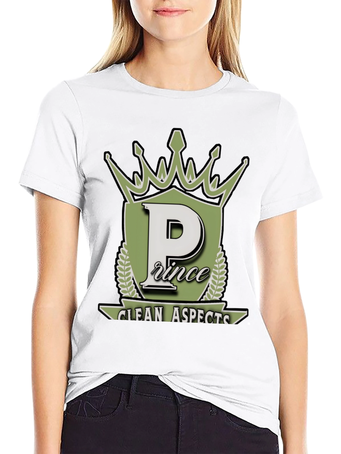 Prince Clean Aspects Black Graphic Tee