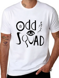 Odd Squad Graphic Print Black T-Shirt