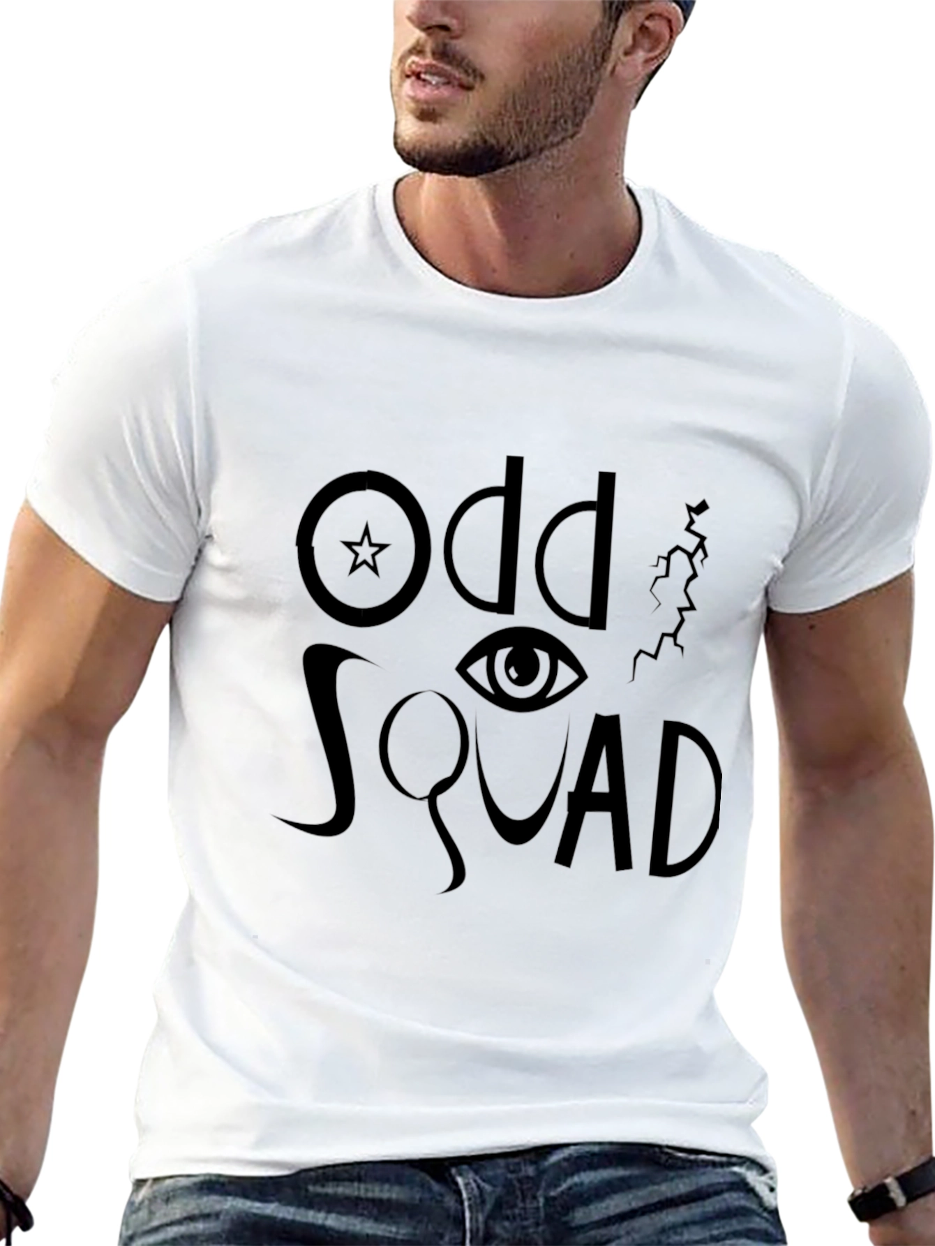 Odd Squad Graphic Print Black T-Shirt