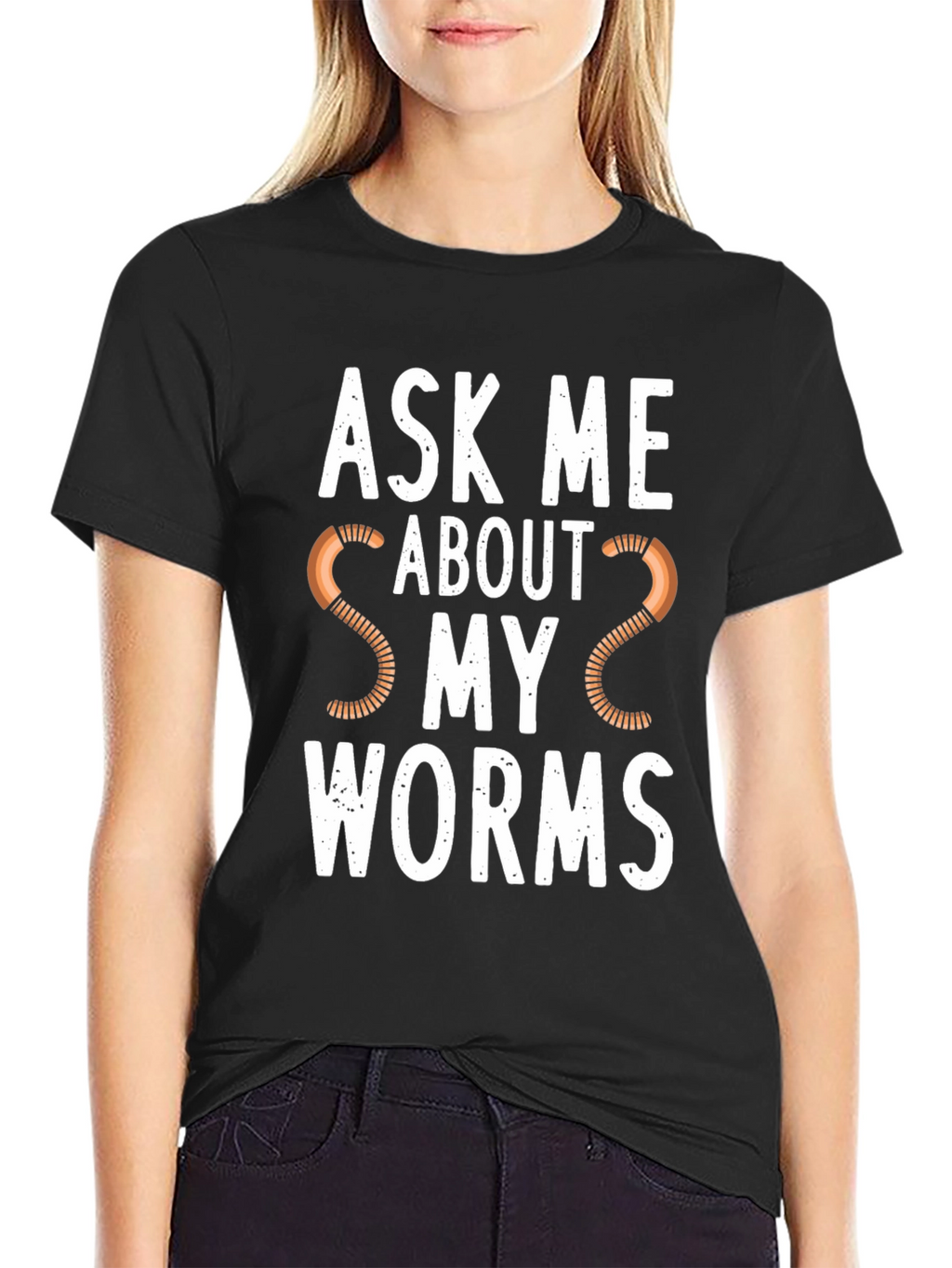 Ask Me About My Worms Graphic T-Shirt