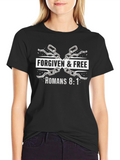 Forgiven & Free Romans 8:1 Graphic Tee