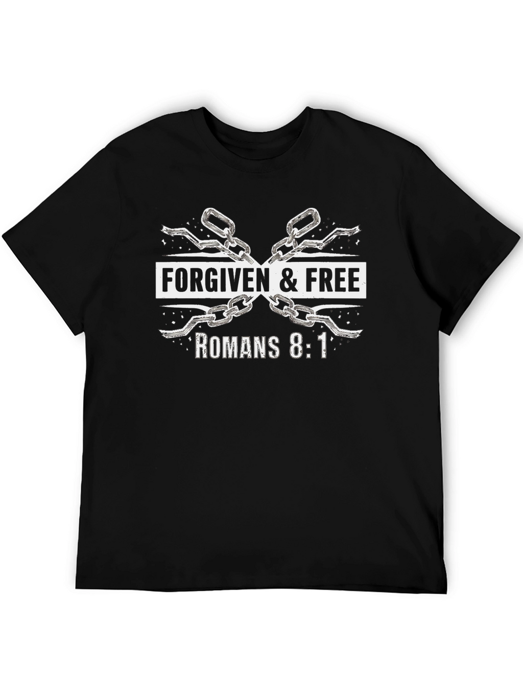 Forgiven & Free Romans 8:1 Graphic Tee