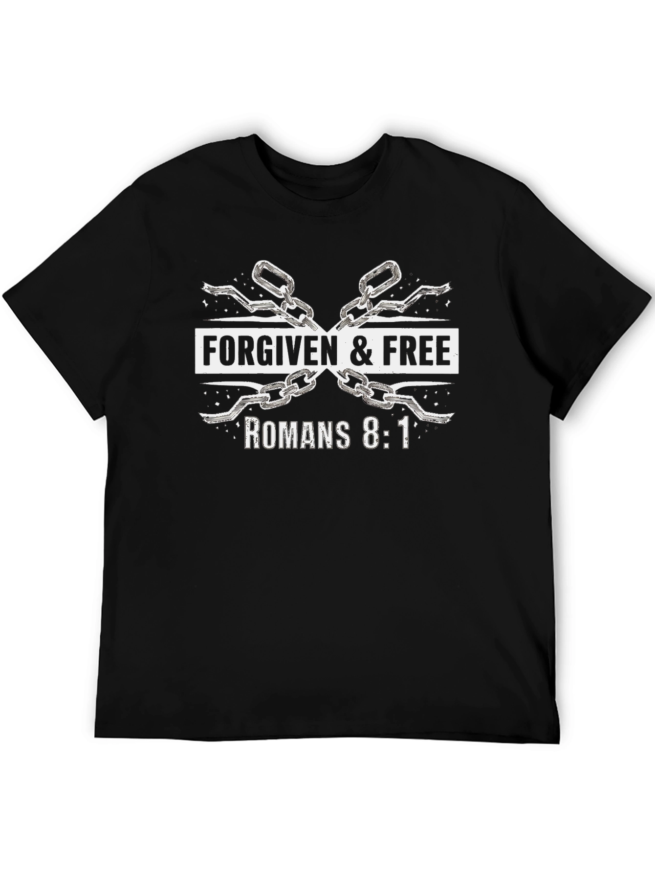 Forgiven & Free Romans 8:1 Graphic Tee