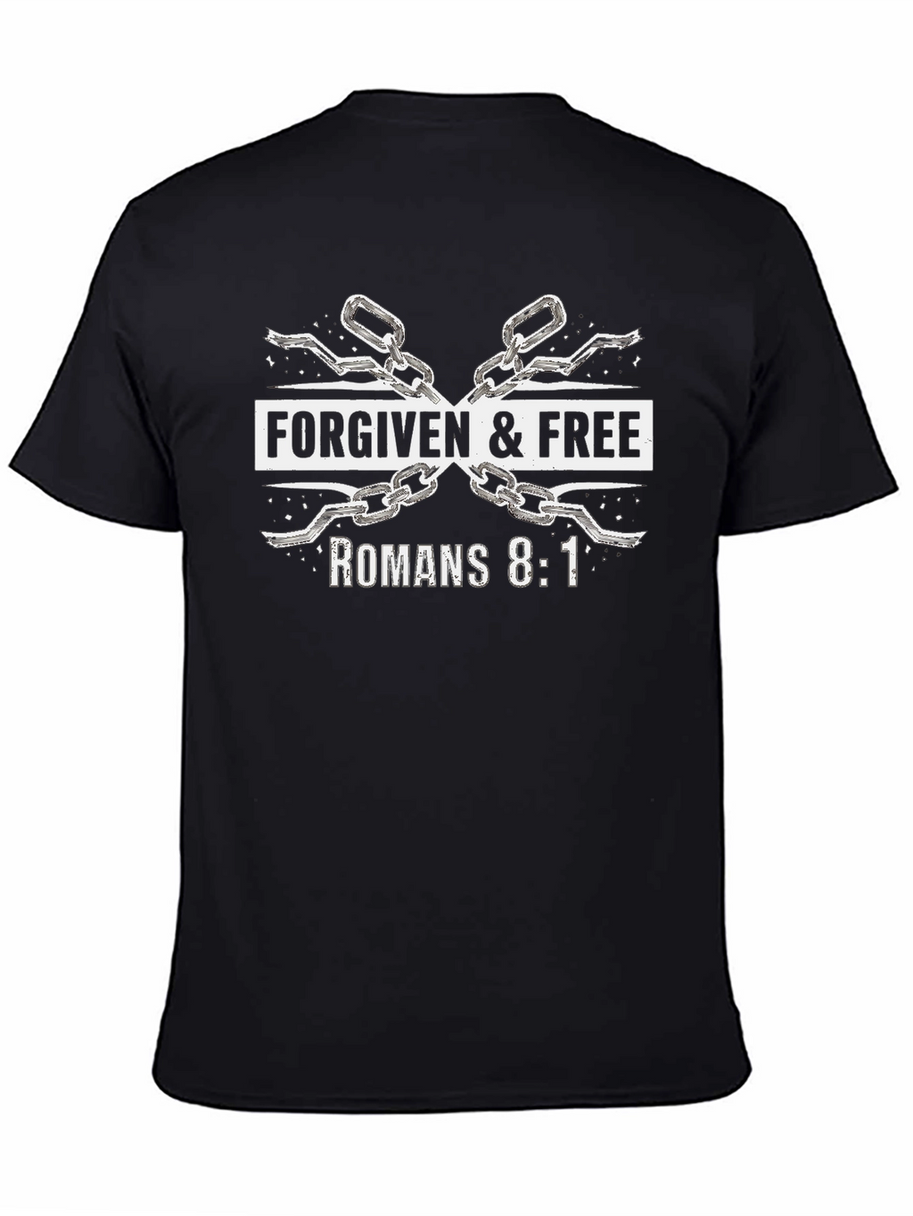 Forgiven & Free Romans 8:1 Graphic Tee
