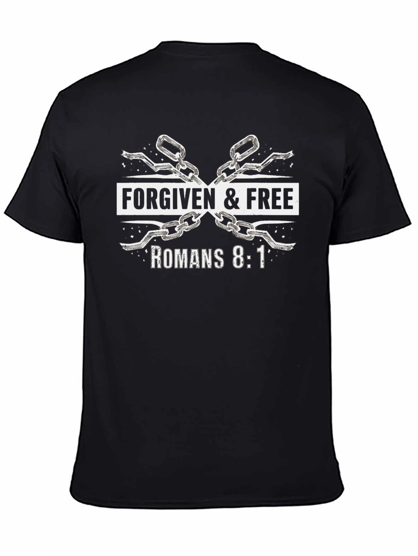 Forgiven & Free Romans 8:1 Graphic Tee