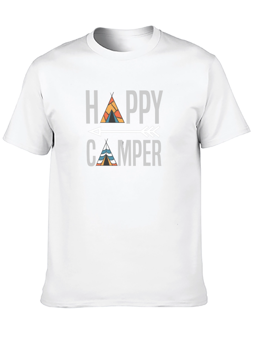 Happy Camper Graphic T-Shirt - Adventure Awaits!