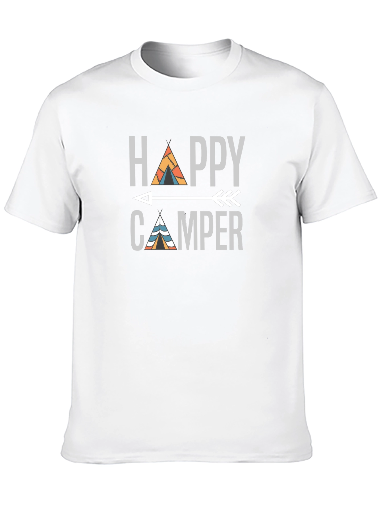 Happy Camper Graphic T-Shirt - Adventure Awaits!