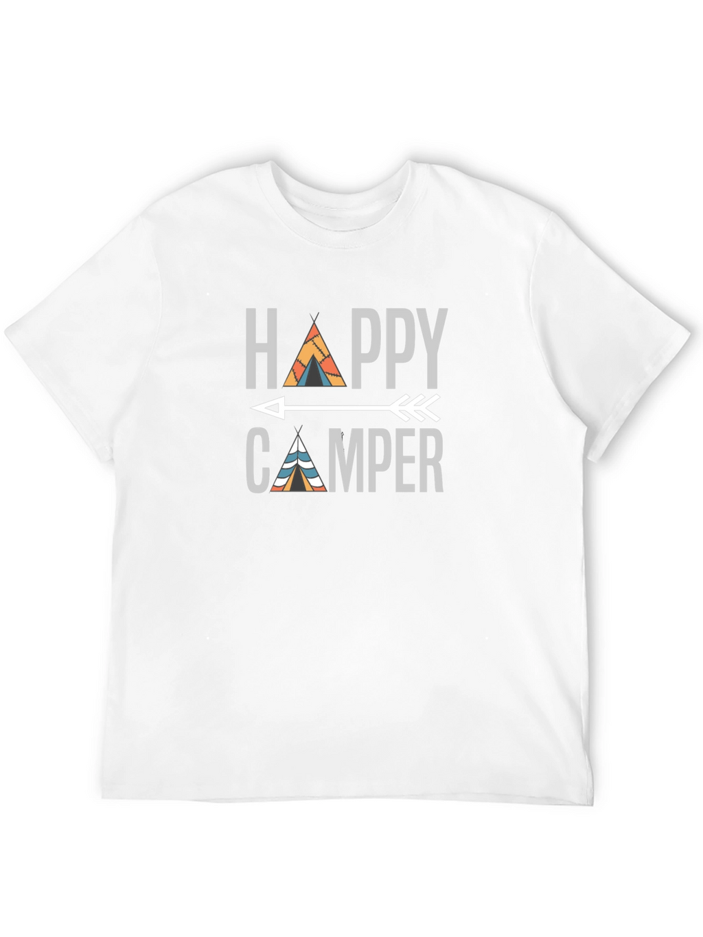 Happy Camper Graphic T-Shirt - Adventure Awaits!
