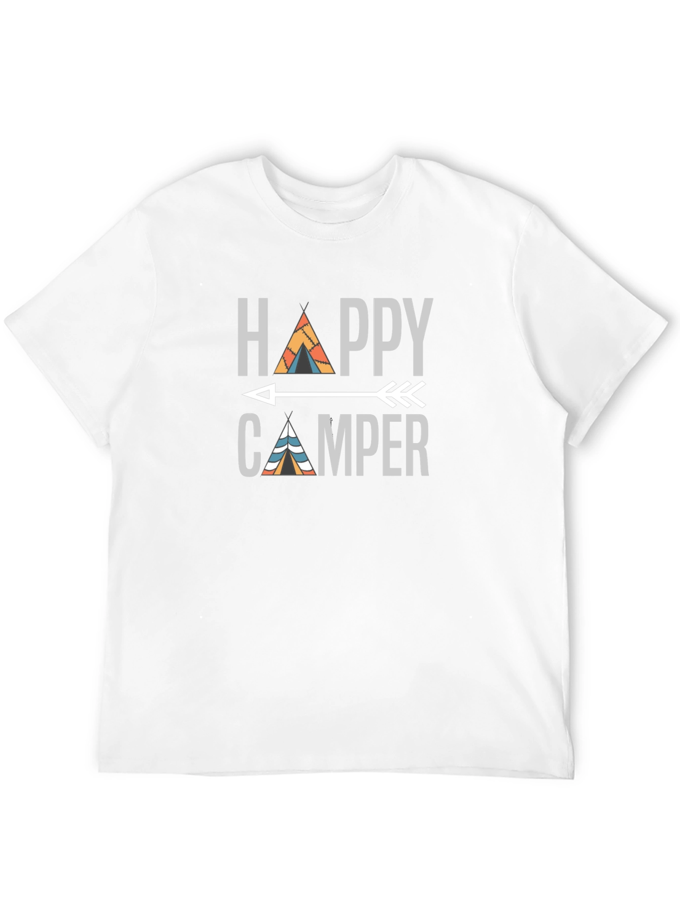 Happy Camper Graphic T-Shirt - Adventure Awaits!