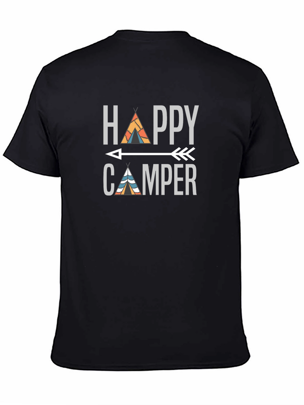 Happy Camper Graphic T-Shirt - Adventure Awaits!