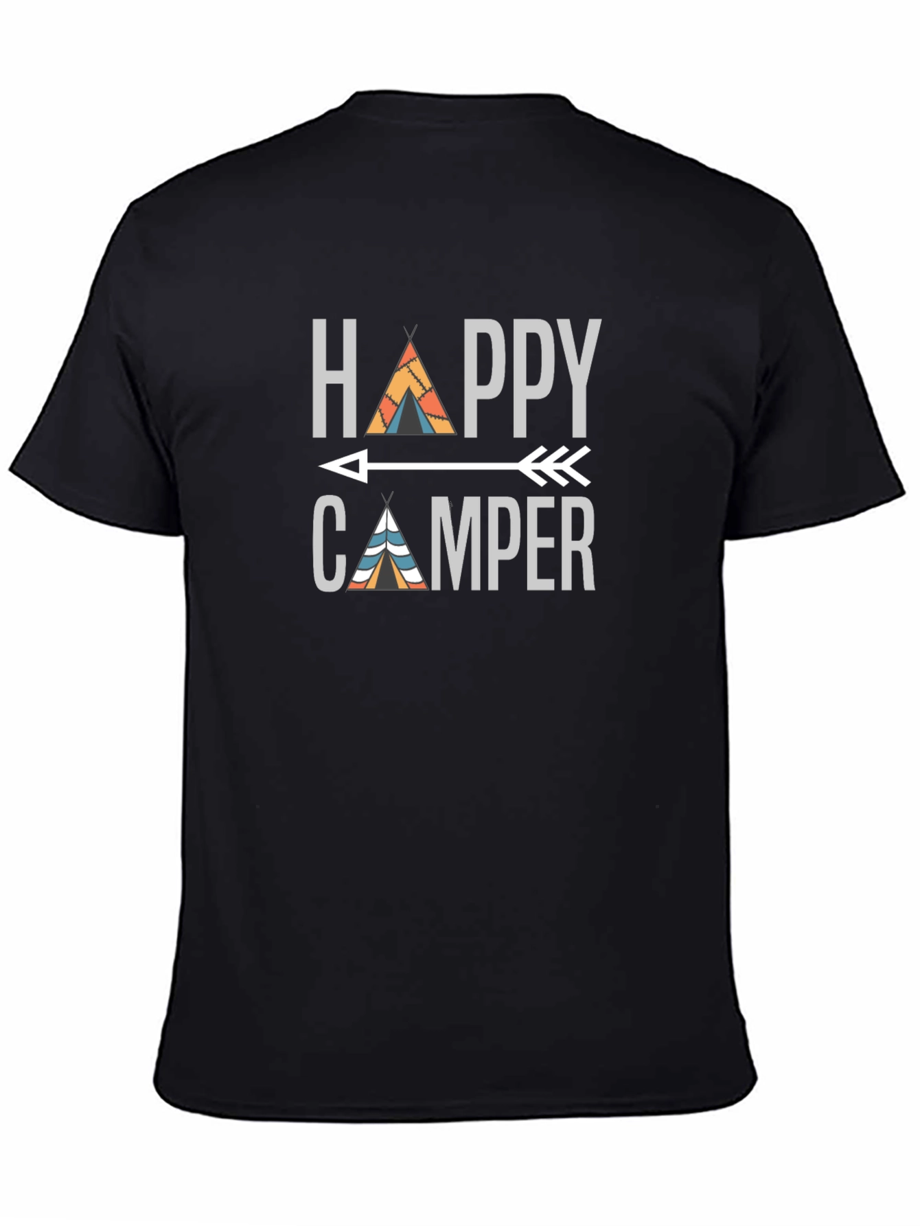 Happy Camper Graphic T-Shirt - Adventure Awaits!