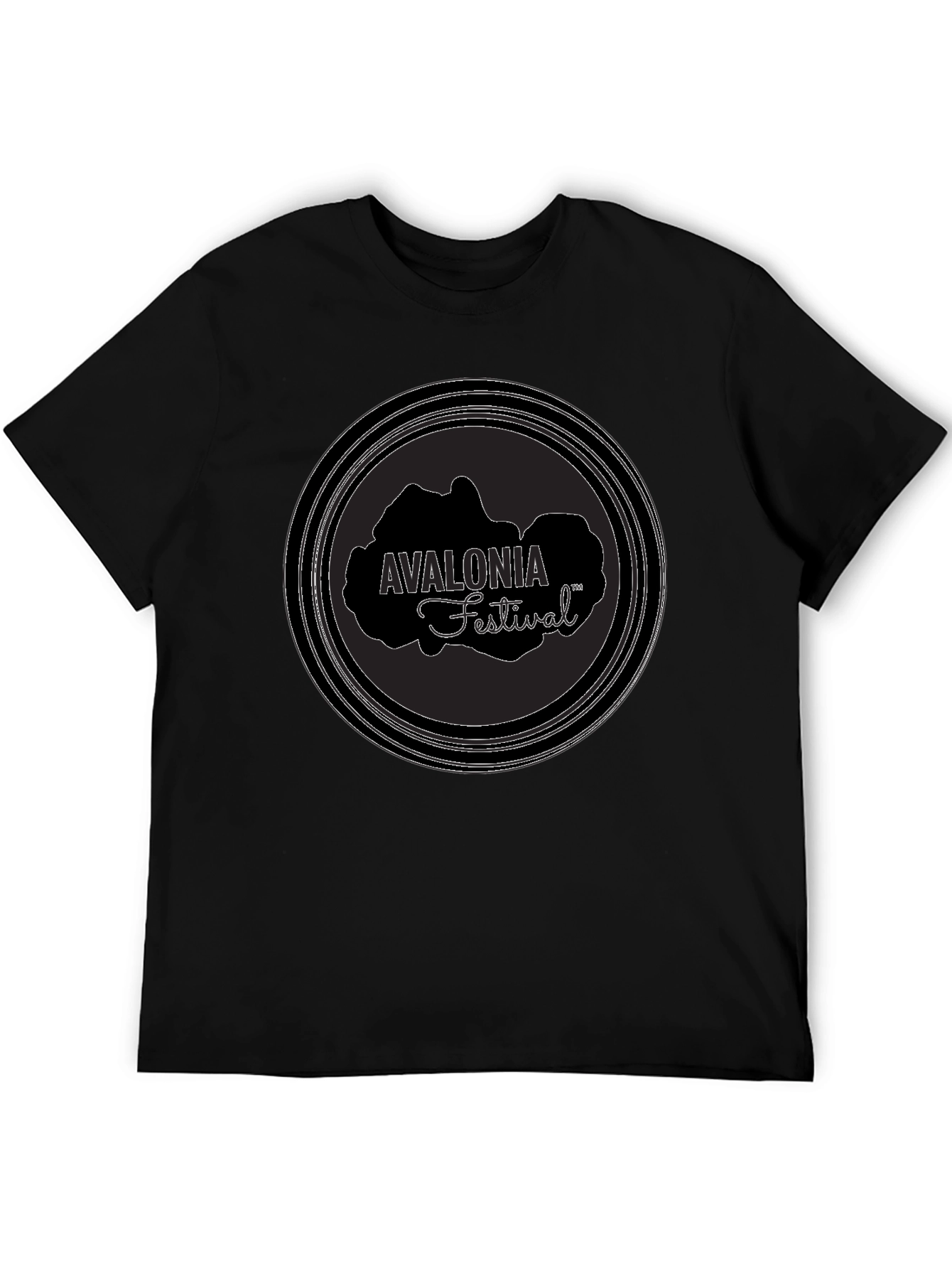 Avalonia Festival Black T-Shirt