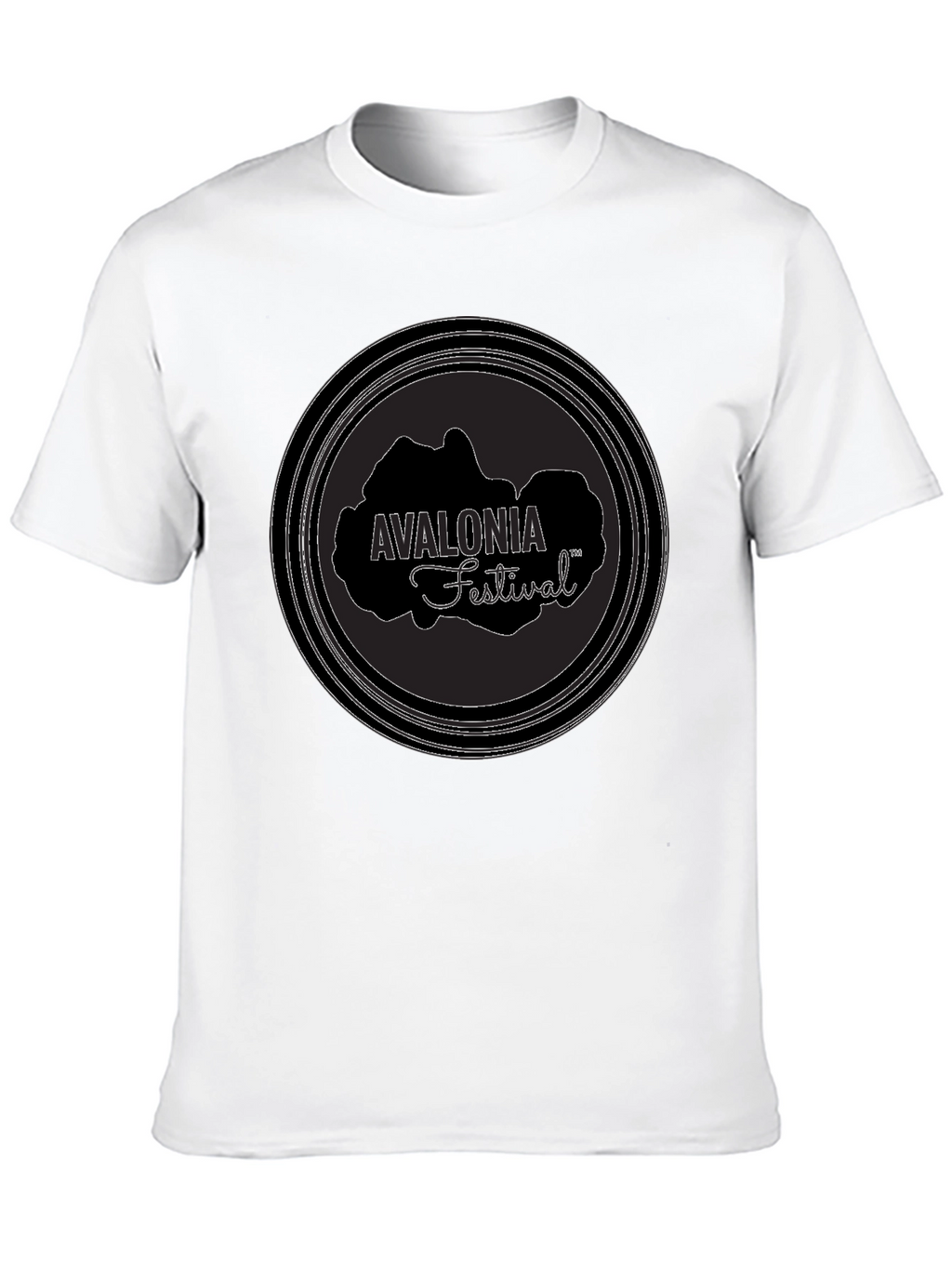 Avalonia Festival Black T-Shirt