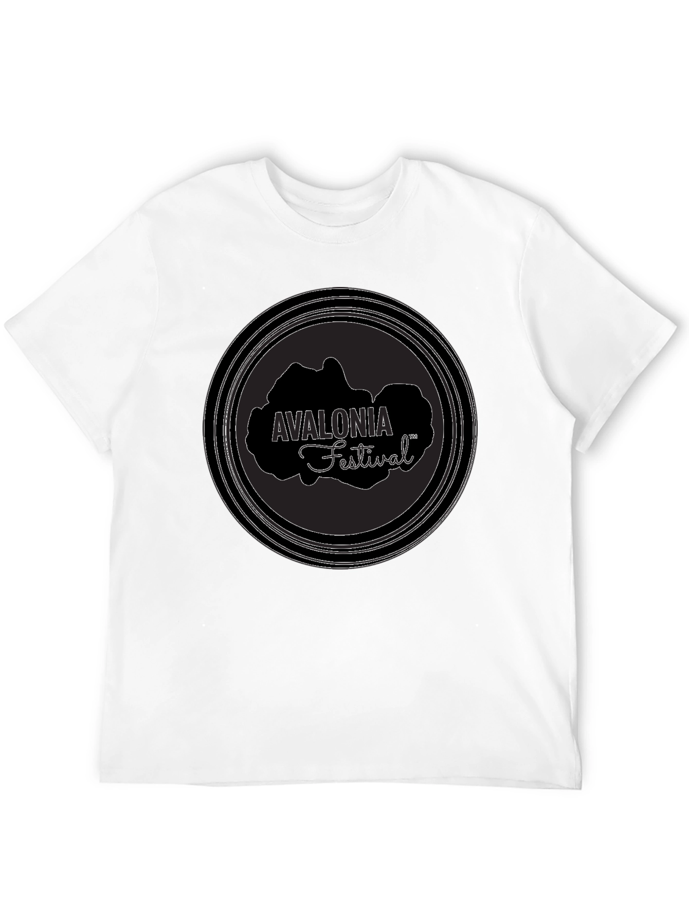 Avalonia Festival Black T-Shirt