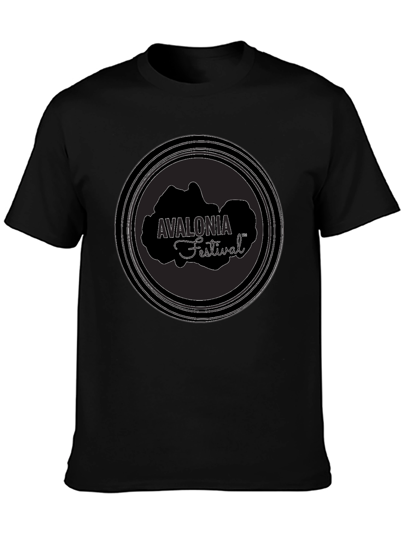 Avalonia Festival Black T-Shirt