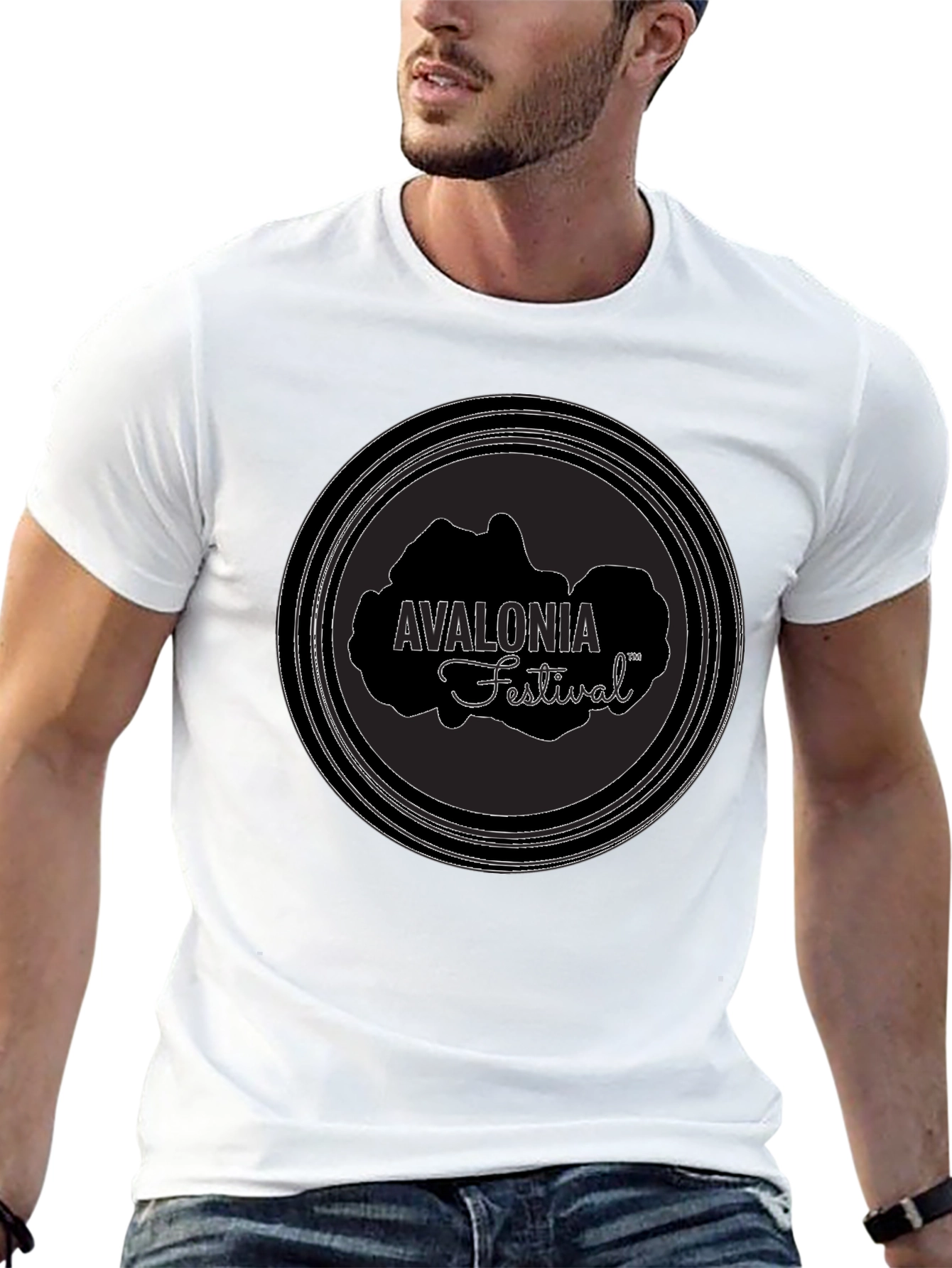 Avalonia Festival Black T-Shirt