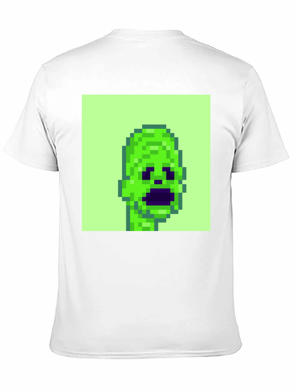 Pixelated Alien Graphic Tee - Black