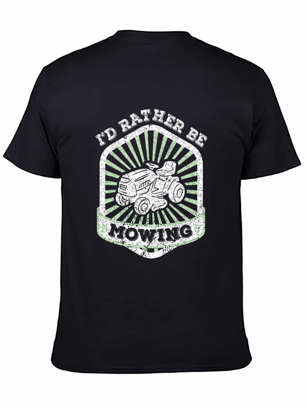 Id Rather Be Mowing Graphic Tee