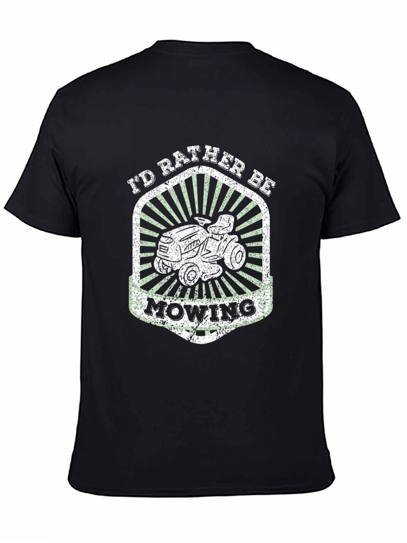 Id Rather Be Mowing Graphic Tee