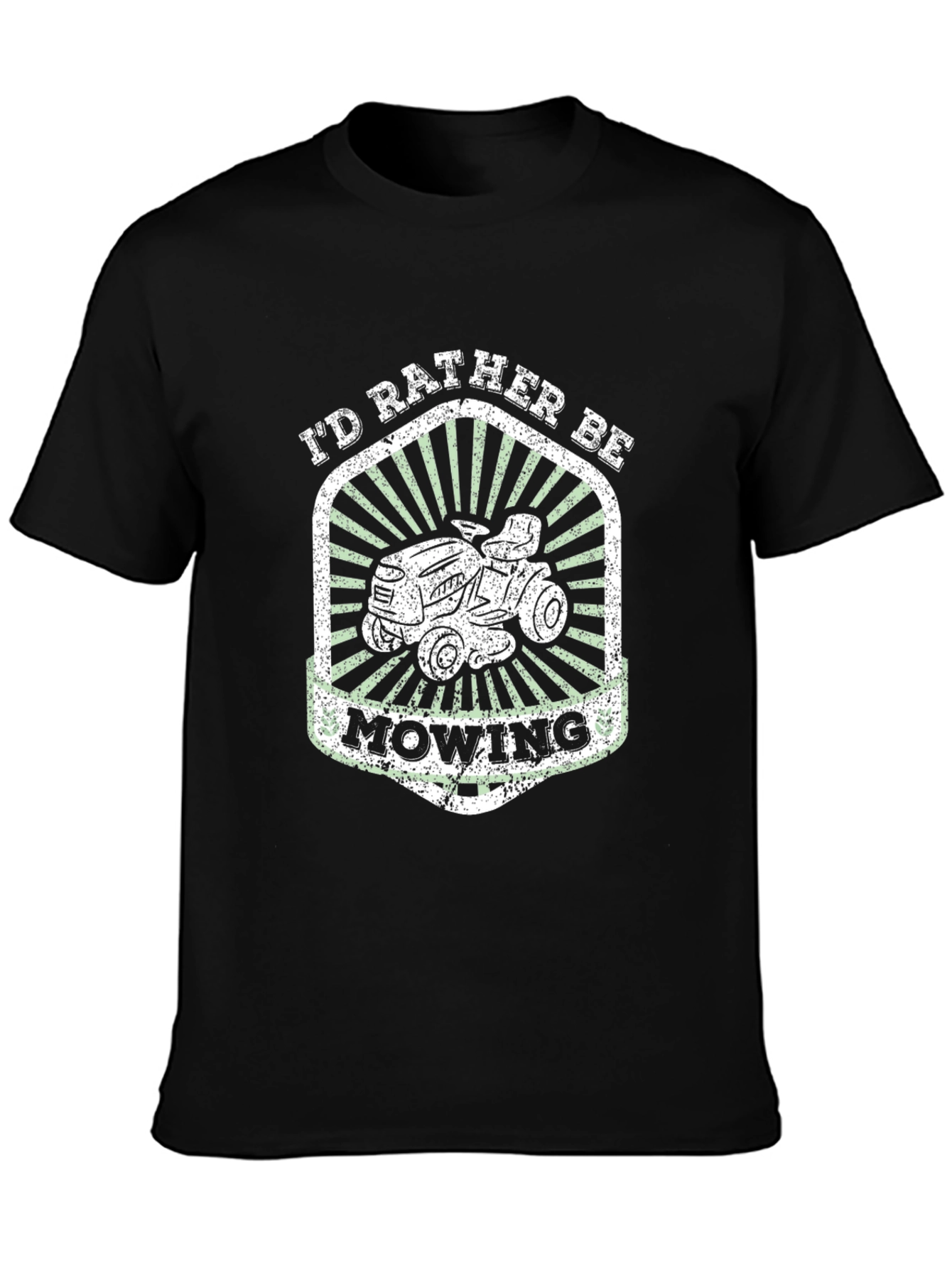 Id Rather Be Mowing Graphic Tee