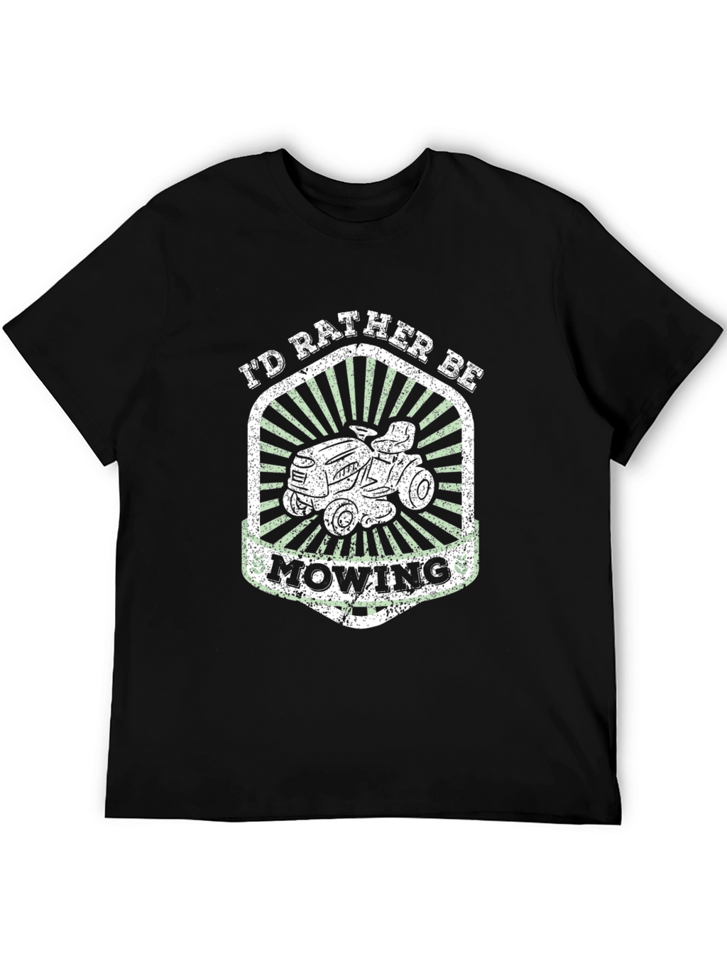 Id Rather Be Mowing Graphic Tee