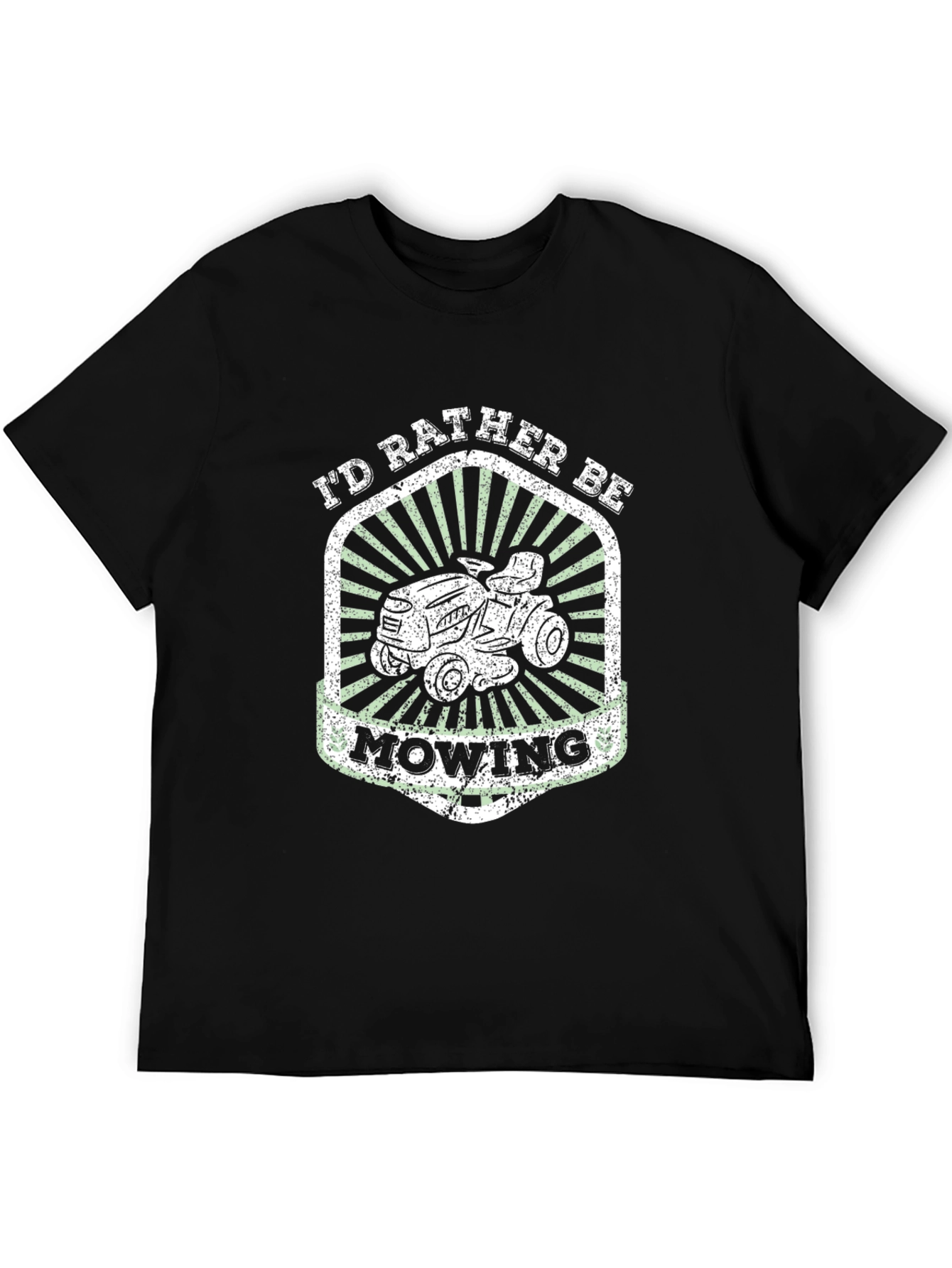 Id Rather Be Mowing Graphic Tee