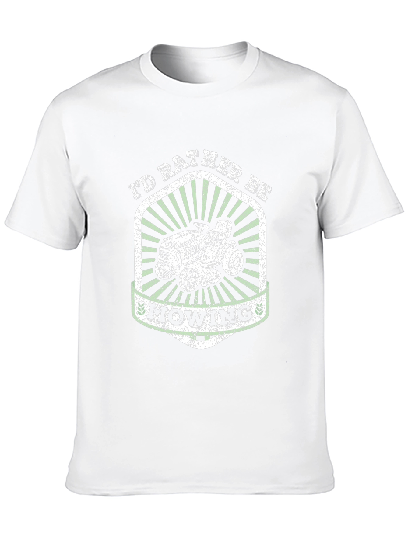 Id Rather Be Mowing Graphic Tee