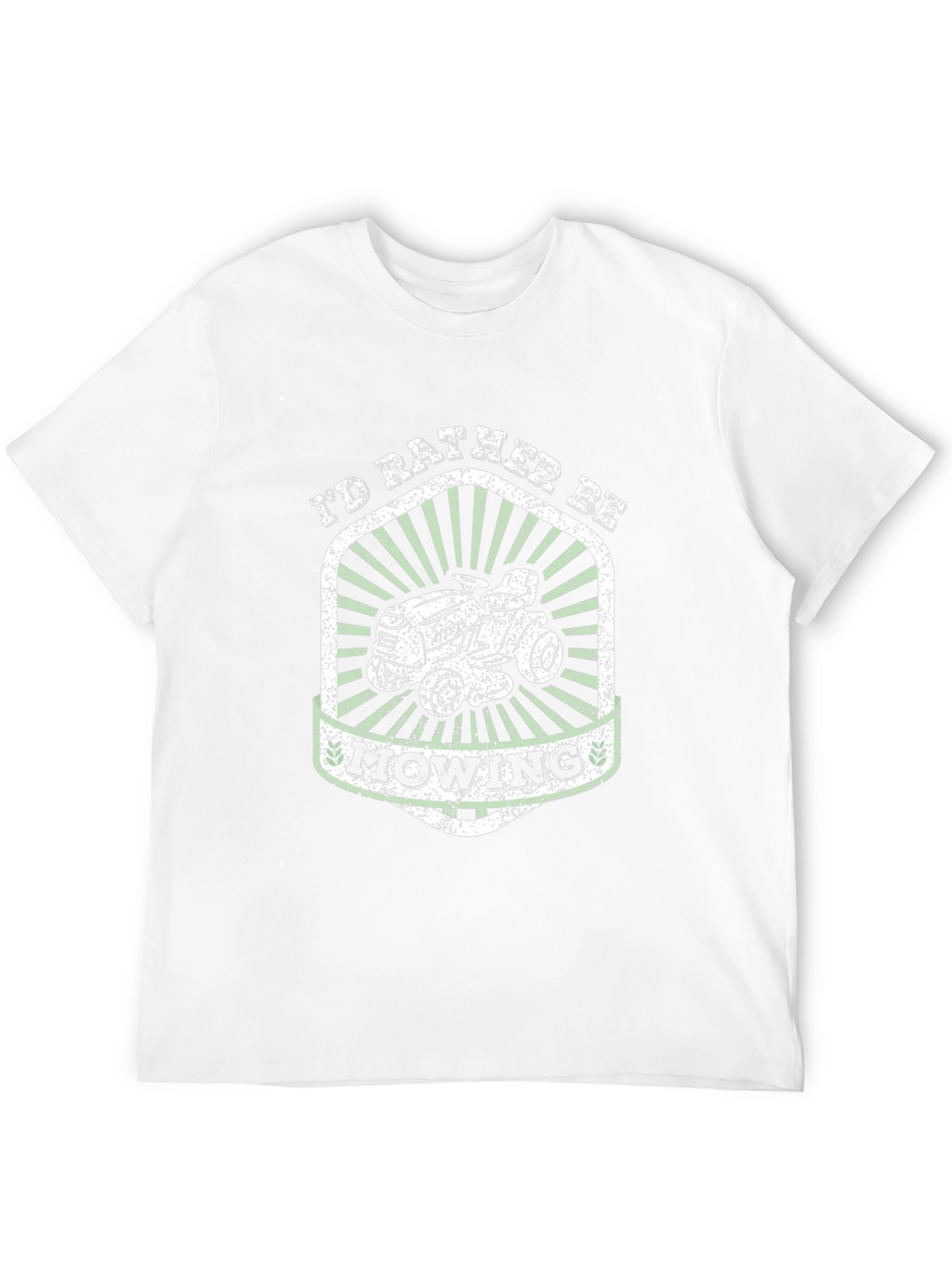 Id Rather Be Mowing Graphic Tee