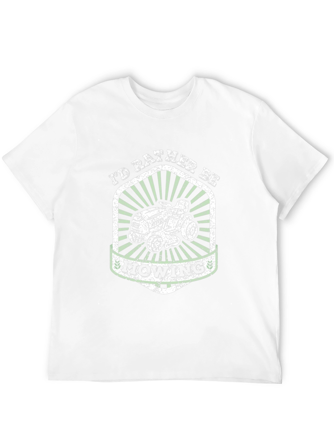 Id Rather Be Mowing Graphic Tee