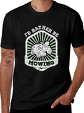 Id Rather Be Mowing Graphic Tee