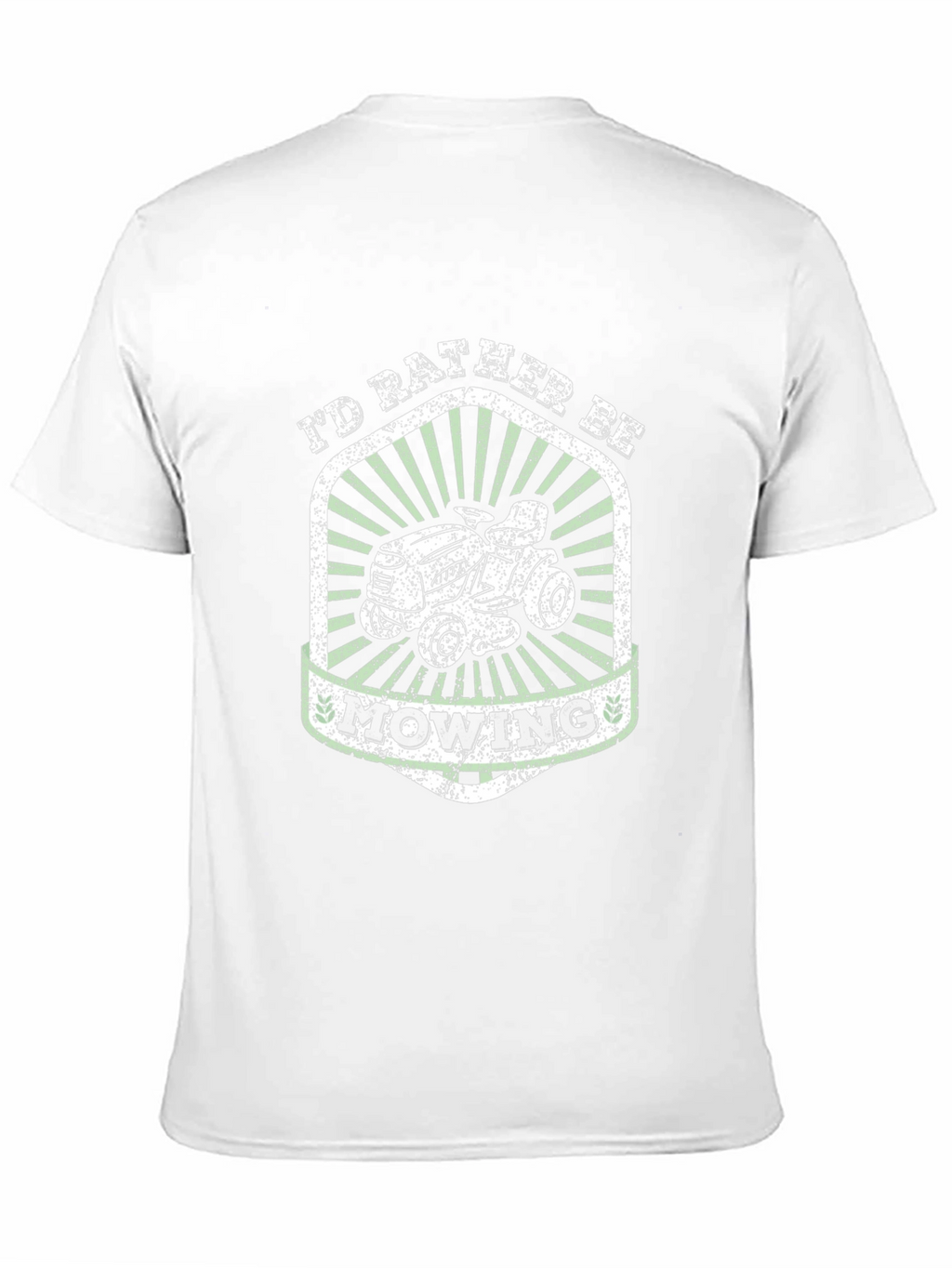 Id Rather Be Mowing Graphic Tee
